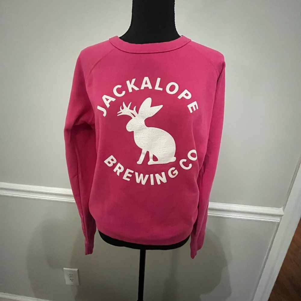 Jackalope Brewing Co Women’s Sweatshirt Crew Neck Comfort Fit Nashville Tennesse - Picture 2 of 5